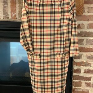 XL plaid Judy Connolly dress NWT